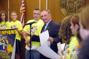 EHT honors girls 12U softball team for making Babe Ruth World Series