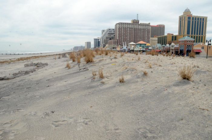 christie on dunes