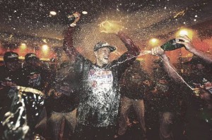 Phils go 5-for-5Clinch fifth straight NL East title