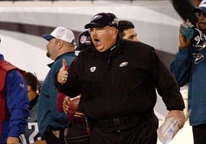 Photos of Andy Reid while coach of the Eagles