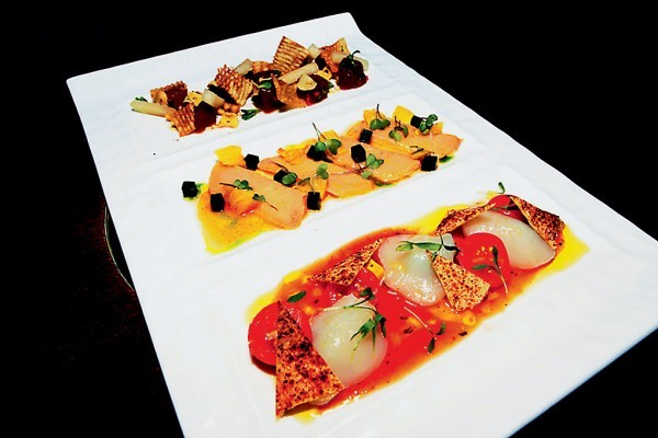 Seablue social hour menu