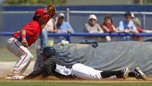 Rajai Davis, Michael Martinez 