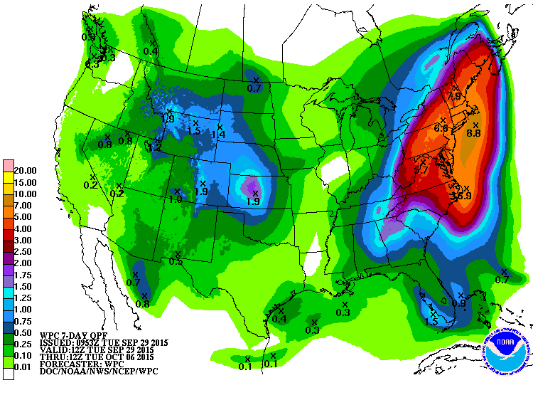 new jersey rainfall totals