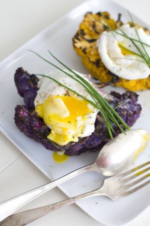 Steak and eggs, by way of the veggie patch