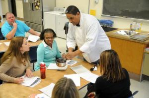 Oakcrest Teen Center sponsors healthy cooking demo for staff