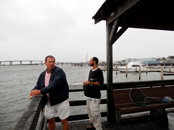 Thomas Crown of Egg Harbor Township and Rich Rosen of Somers Point get in ... Thomas Crown of Egg Harbor Township and Rich Rosen of Somers Point get in ...