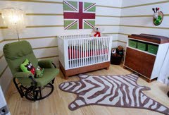 Winning TV designer creates stylish nursery for her child