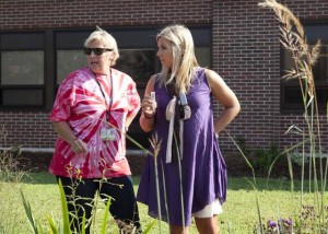 Ocean City Intermediate School adds rain garden to its courtyard