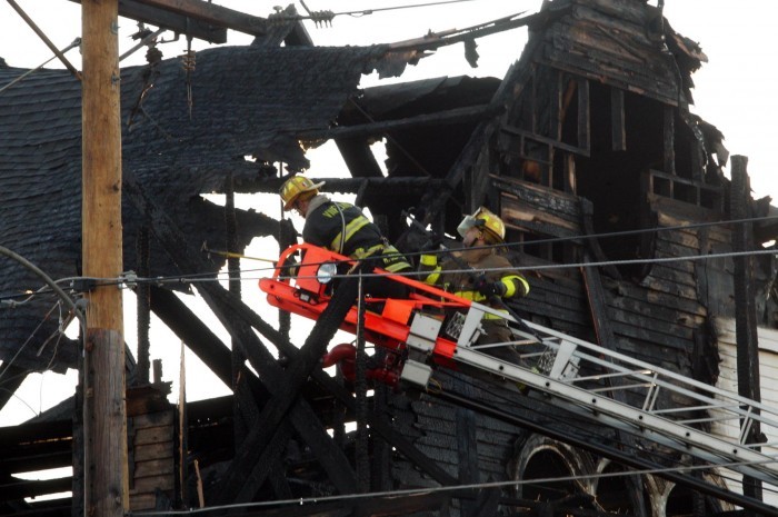 Church fire
