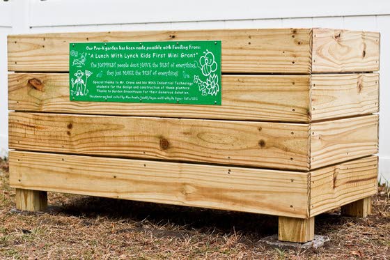 Seed of idea sprouts project  for Wildwood garden to grow