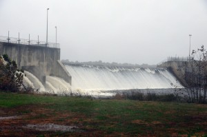 Union lake flood waters