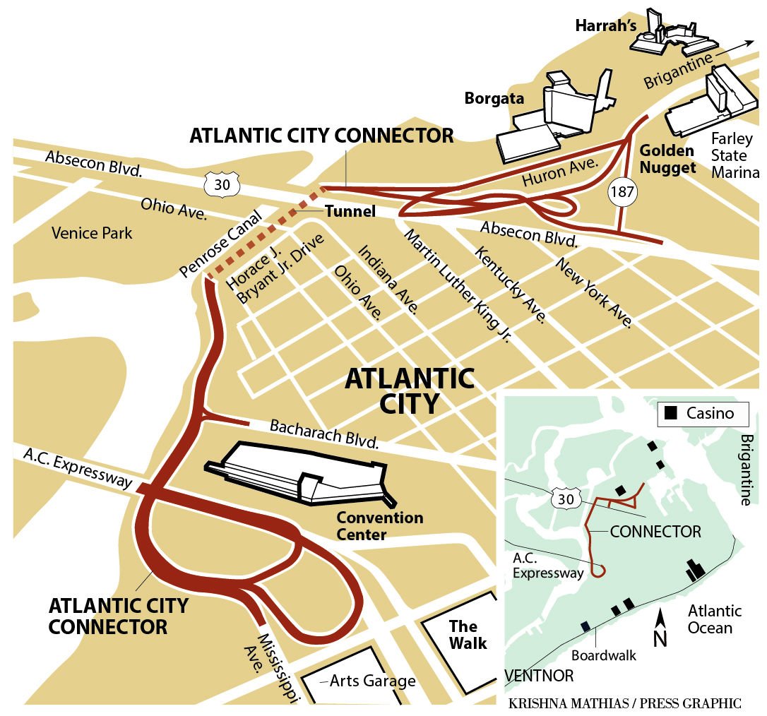 casinos in atlantic city map