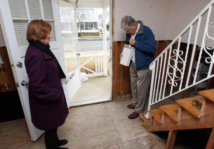 Hurricane Sandy victims at Christmas