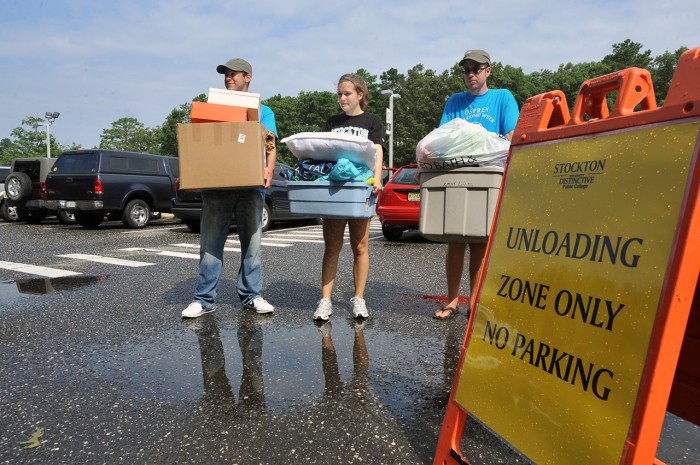 Stockton move-in day