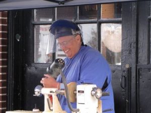 Working with wood, lathe helps Villas woman stayed centered