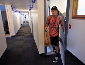 Stockton move-in day