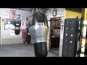 Middle Township's Chuck Mussachio works out before a fight