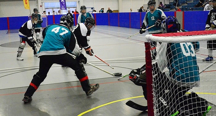 special olympics floot hockey