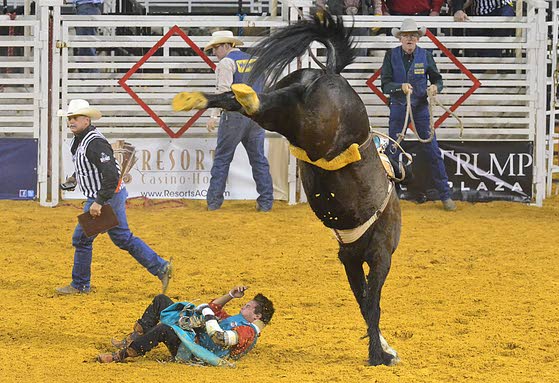 Rodeo brings fans, cowboys, protesters to A.C.