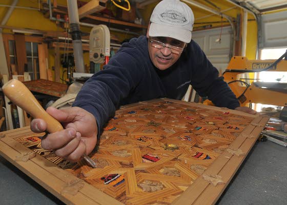Egg Harbor Township carpenter uses skills, background to put art in homes