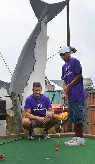 Teeing off to help kidsMini golf tournament benefits Big Brothers Big Sisters program