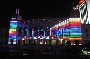 Boardwalk Hall light show