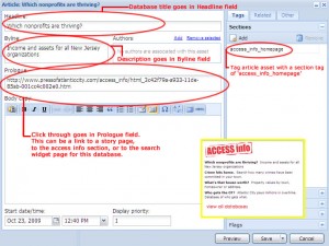 Access Info diagram