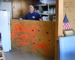 Sand in my Shoes: It's not fun sharing your name with an infamous super storm