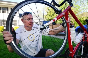 A promise to ride: Retired state trooper to bike cross country to raise funds and keep vow he made to his late wife