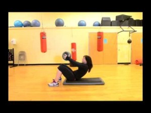 Your Workout: Sit-up Squat into a Chest Press