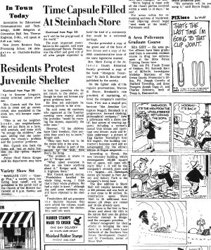 SHORE MALL TIME CAPSULE