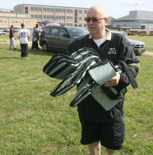 Ventnor resident donates football equipment to Pleasantville High School