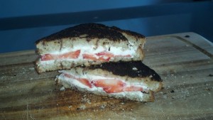 Berry cheesy grilled cheese