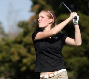 My life: Mainland Regional’s Kylie Strijek at home on the golf course
