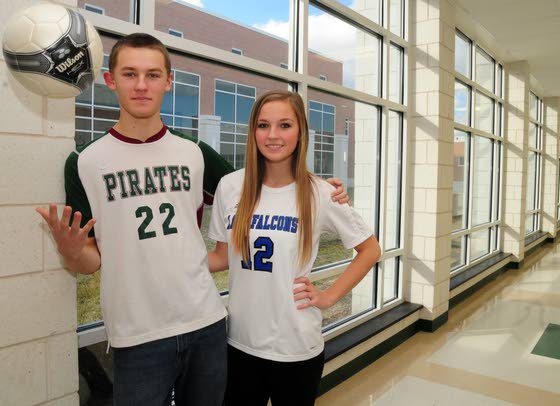 Mays Landing twins set scoring marks in soccer while at different high schools