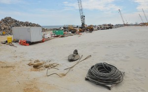 beach in front of revel