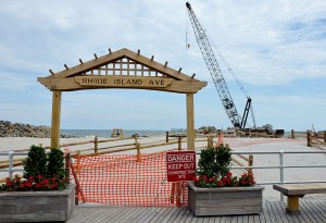 beach in front of revel