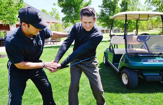 Bands help develop power and flexibility in swing