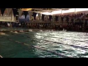 Ocean City's 200 freestyle relay in girls MOC, March 3,, 2013