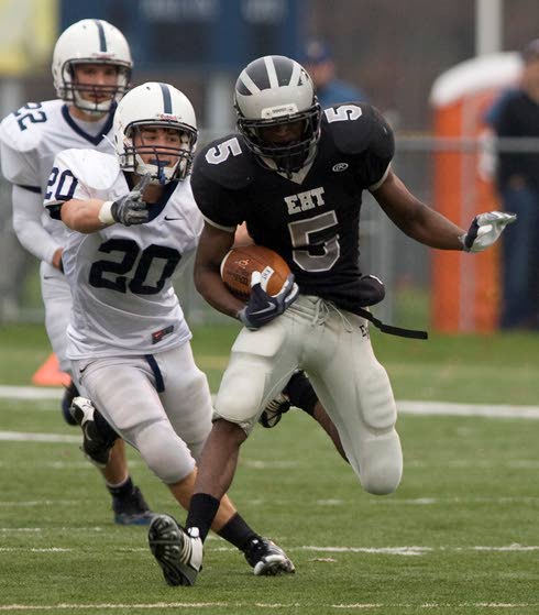 EHT's Tejay Johnson doesn't shy away from contact