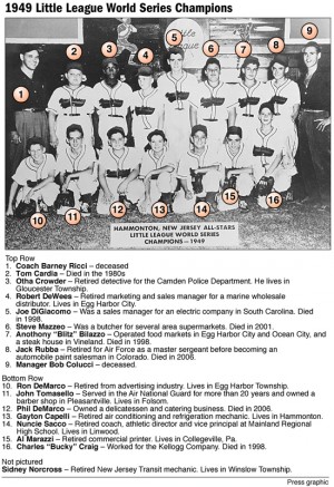 Hammonton Little League champs graphic