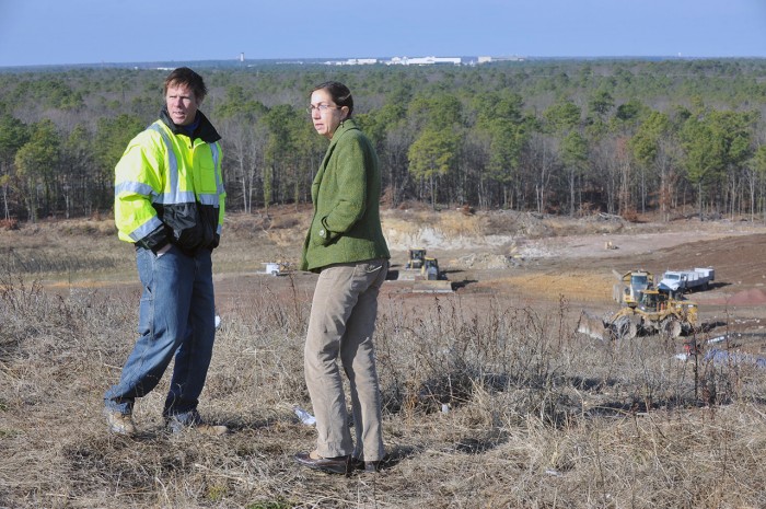 Sandy effect on Landfills