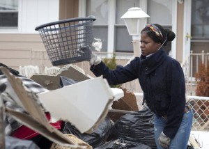 Volunteers gather to help A.C. clean Sandy debris off streets