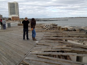 Hurricane Sandy damage in Atlantic City