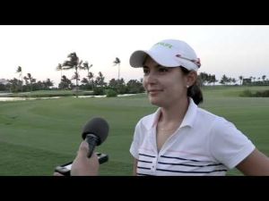 Paola Moreno leads after the second round of the Pure Silk-Bahamas LPGA Classic