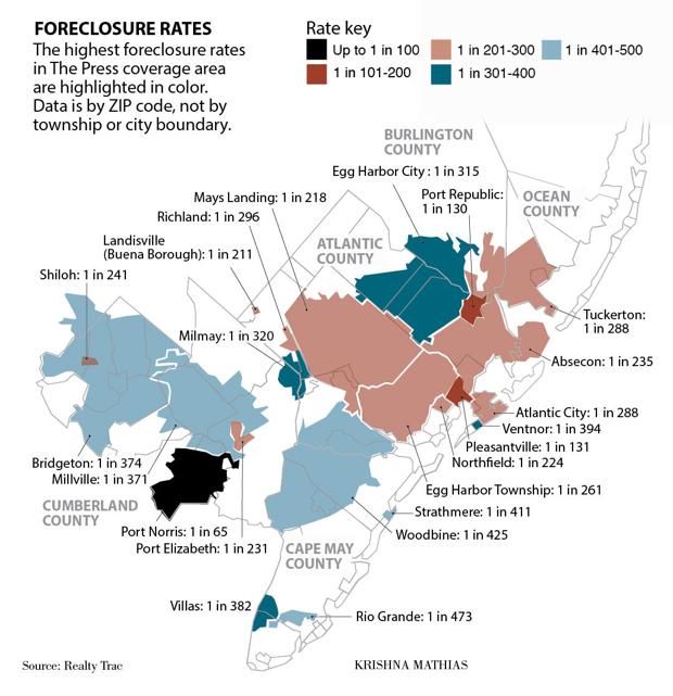 Foreclosure map 2015