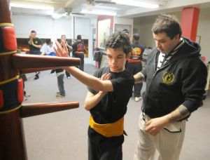 Absecon teen overcomes lack  of sight to advance in wing chun