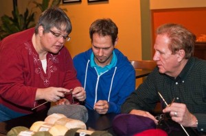 Scarf It Up pairs friendly get-together with program of knitting for charity