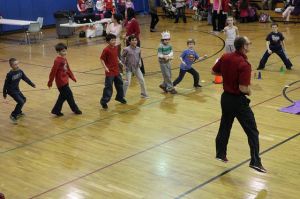 Marsh Elementary School students Jump Rope for Heart to help kids