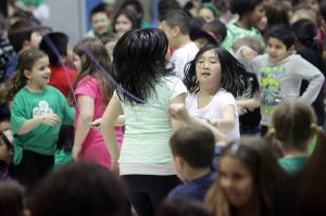 Reeds Road students break Jump Rope for Heart donation record